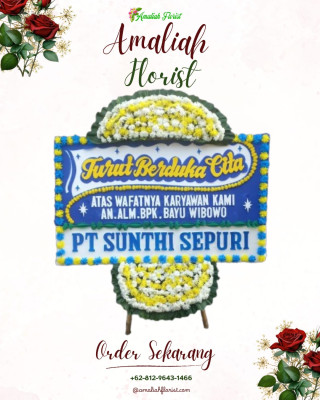Papan Bunga Duka di Agung Lawongan